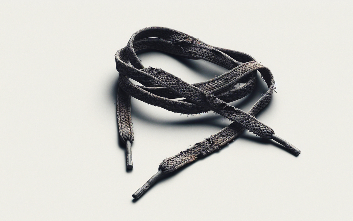 solve the worn out shoeslaces